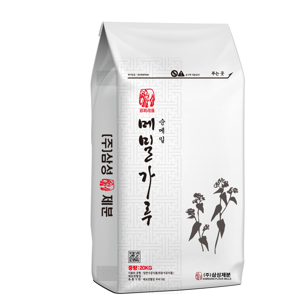 순메밀가루(100% 순메밀) , Pure buckwheat powder(100% pure buckwheat)